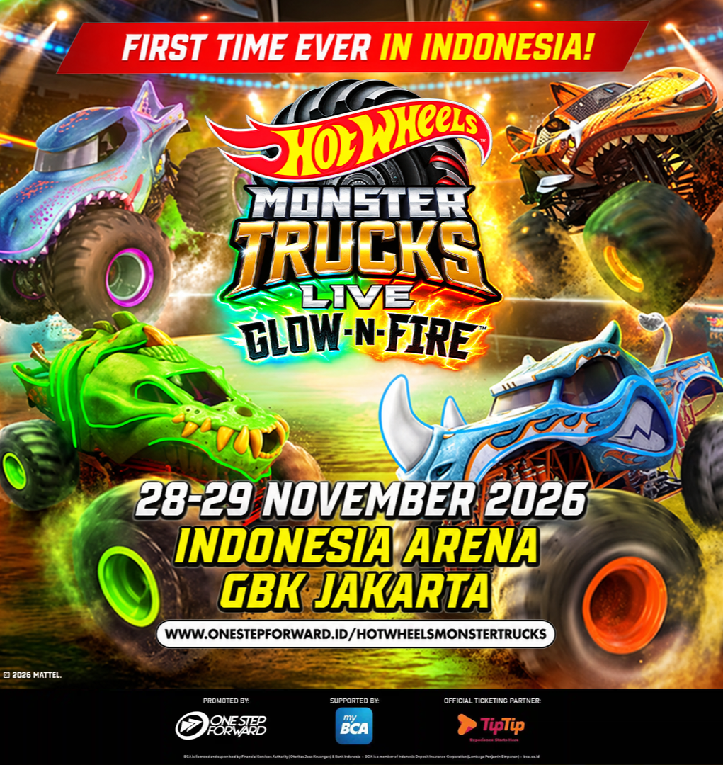 Hot Wheels Monster Trucks Live Glow-N-Fire — 28-29 November 2026 in Jakarta
